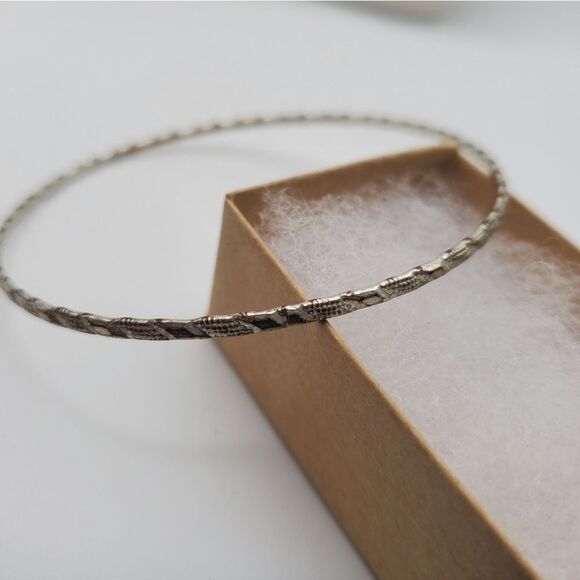 Silver Aztec bracelet‎ - Picture 1 of 3